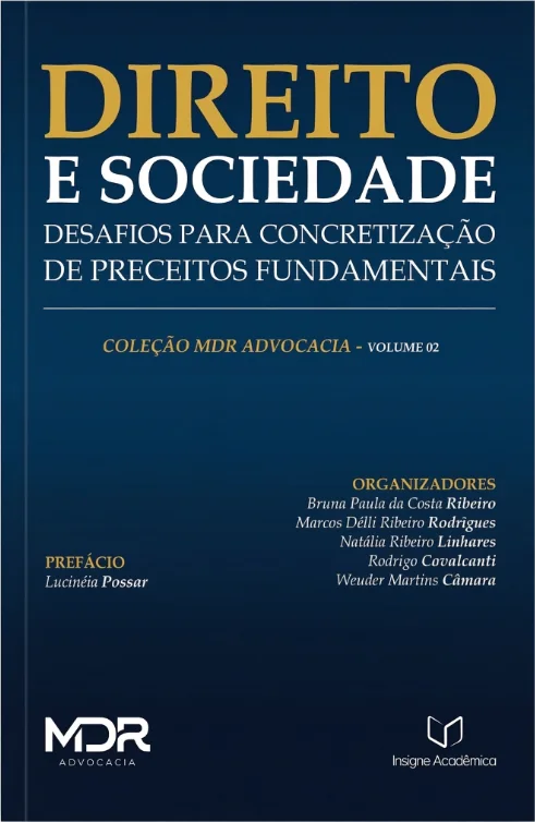 Capa do volume da Coleção MDR Advocacia: Direito e Sociedade